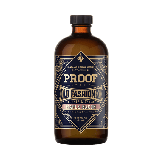 Maple Bacon Old Fashioned Cocktail Syrup 16-ounce (single bottle)